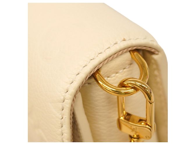 Borsa a tracolla Louis Vuitton Monogram Empreinte Wallet-on-Chain Metis Crudo - vista 7