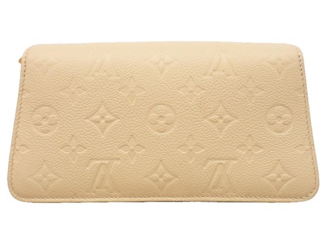 Borsa a tracolla Louis Vuitton Monogram Empreinte Wallet-on-Chain Metis Crudo - vista 9