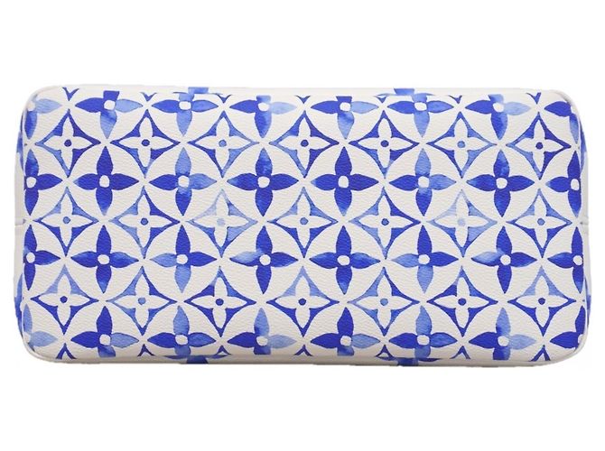 Borsa Tote Louis Vuitton LV by the Pool Neverfull MM Blu - vista 3