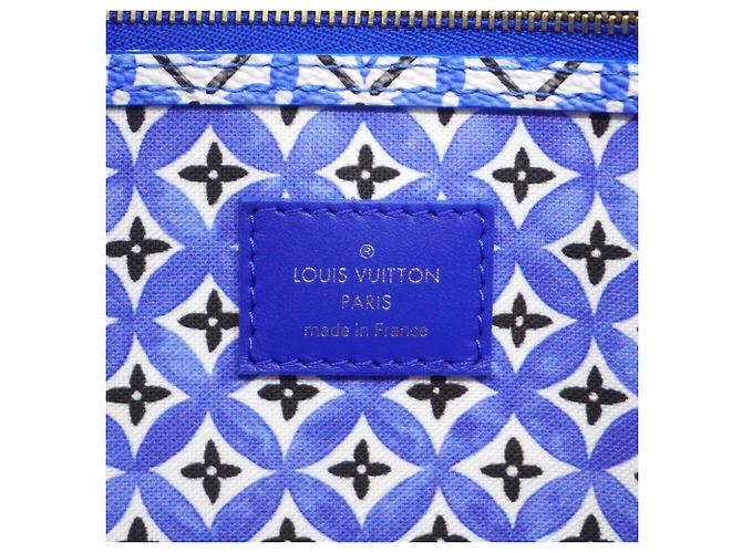 Borsa Tote Louis Vuitton LV by the Pool Neverfull MM Blu - vista 5