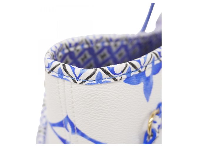 Borsa Tote Louis Vuitton LV by the Pool Neverfull MM Blu - vista 7