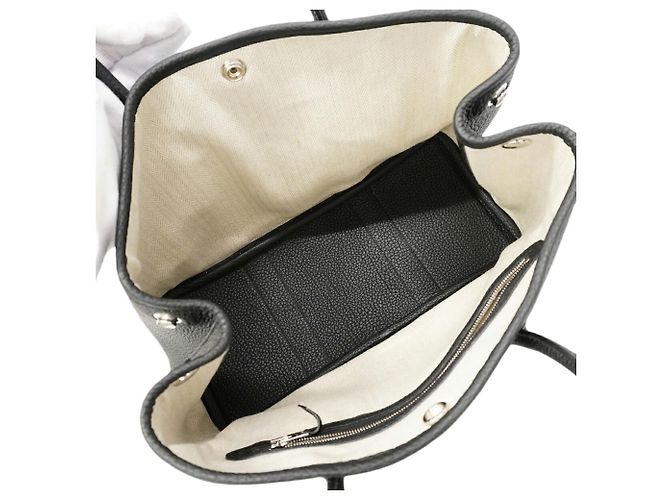 Hermès Borsa Tote Hermes Garden TPM Nero - vista 4