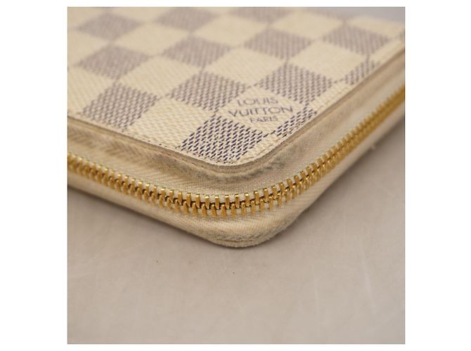 Cartera Zippy Louis Vuitton Damier Azur Blanco - vista 6
