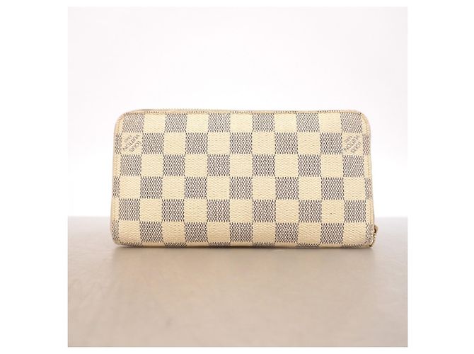 Cartera Zippy Louis Vuitton Damier Azur Blanco - vista 8