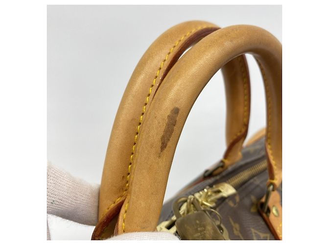 Louis Vuitton Boston Monogram Keepall Bandoulière 55 Marrone - vista 15