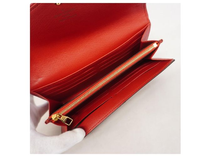 Louis Vuitton Monogram Portefeuille Sarah Retiro Long Wallet Fuschia - vista 3