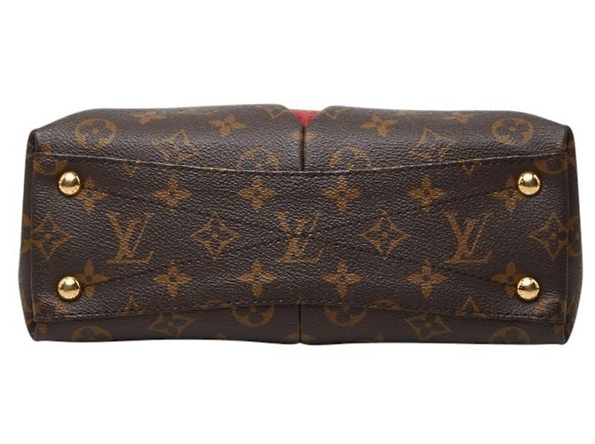 Bolso Louis Vuitton Monogram V Tote BB Castaño Fucsia Monograma - vista 3