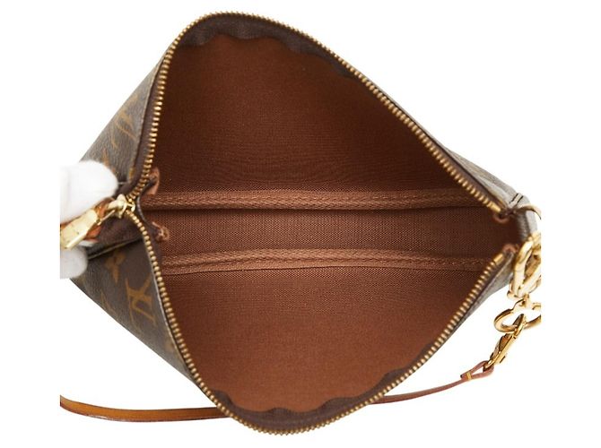 Borsa Louis Vuitton Monogram Pochette Accessoires Marrone Monogramma - vista 12