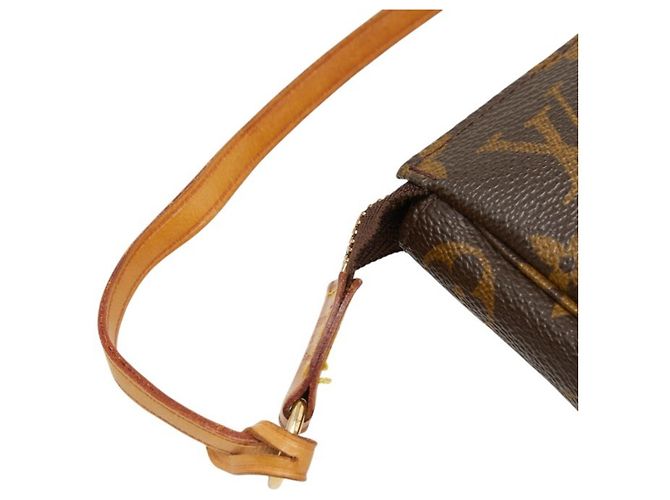 Borsa Louis Vuitton Monogram Pochette Accessoires Marrone Monogramma - vista 9