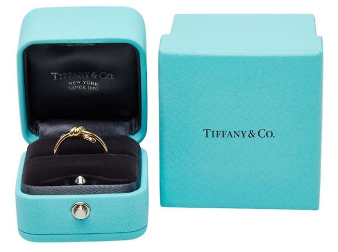 Anello Knot in oro giallo 18K di Tiffany & Co. D'oro - vista 7