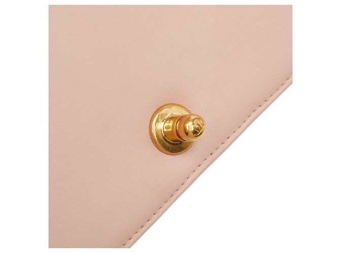 Bolso de hombro de tweed rosa Chanel - vista 10