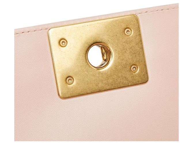 Bolso de hombro de tweed rosa Chanel - vista 11