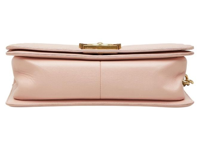 Bolso de hombro de tweed rosa Chanel - vista 3