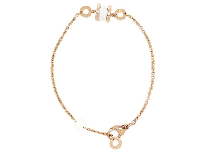 Bulgari Bracciale Bvlgari B-zero1 Element Bianco D'oro - vista 3