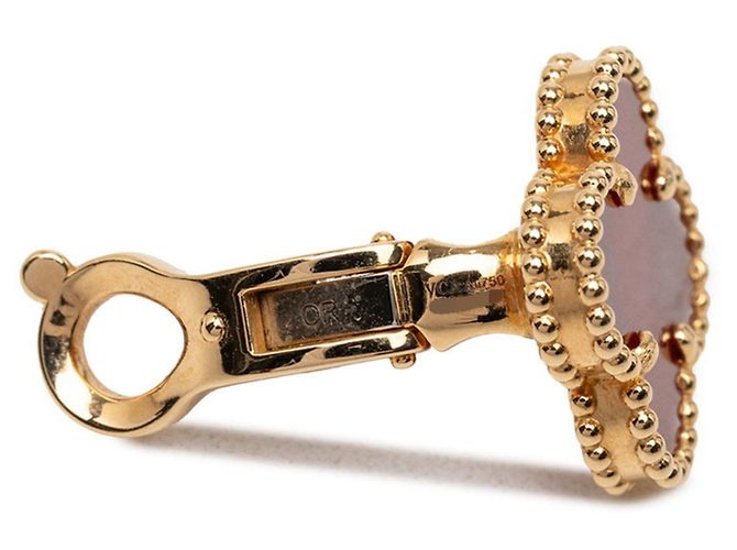 Orecchini a clip Vintage Alhambra Van Cleef & Arpels Giallo - vista 3