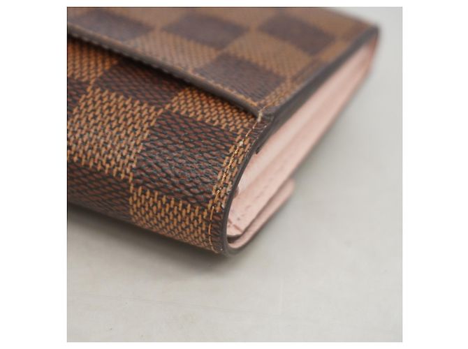 Portafoglio lungo Sarah Damier Louis Vuitton Rosa - vista 7