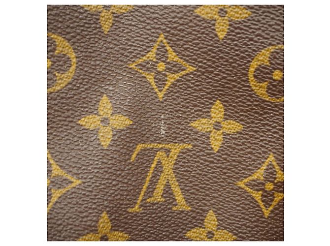 Borsa Louis Vuitton Boston Monogram Keepall 45 Marrone - vista 10