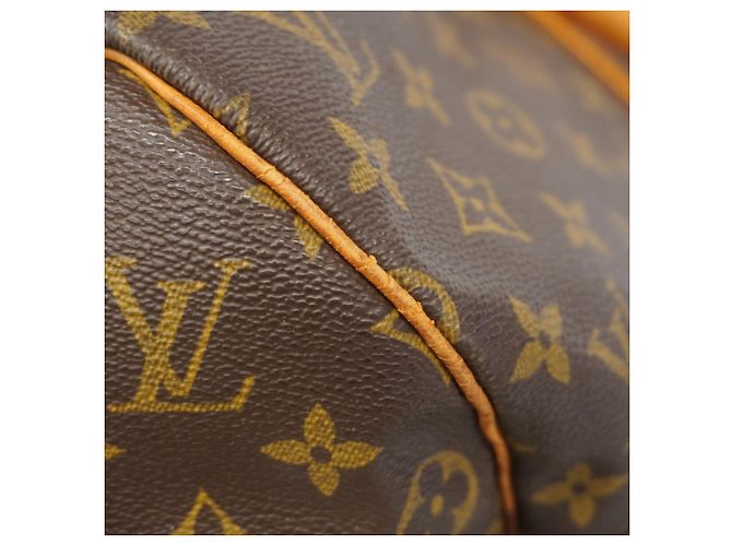 Borsa Louis Vuitton Boston Monogram Keepall 45 Marrone - vista 12
