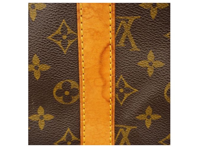 Borsa Louis Vuitton Boston Monogram Keepall 45 Marrone - vista 16