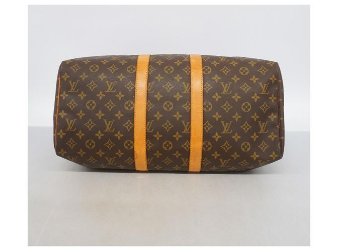 Borsa Louis Vuitton Boston Monogram Keepall 45 Marrone - vista 3