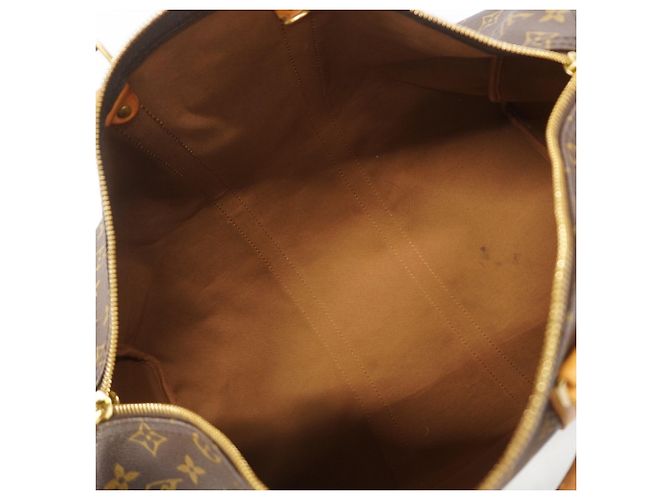 Borsa Louis Vuitton Boston Monogram Keepall 45 Marrone - vista 4