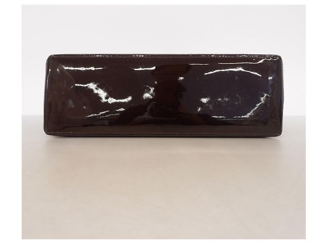 Borsa Tote Louis Vuitton Vernis Wilshire MM Bordò - vista 3