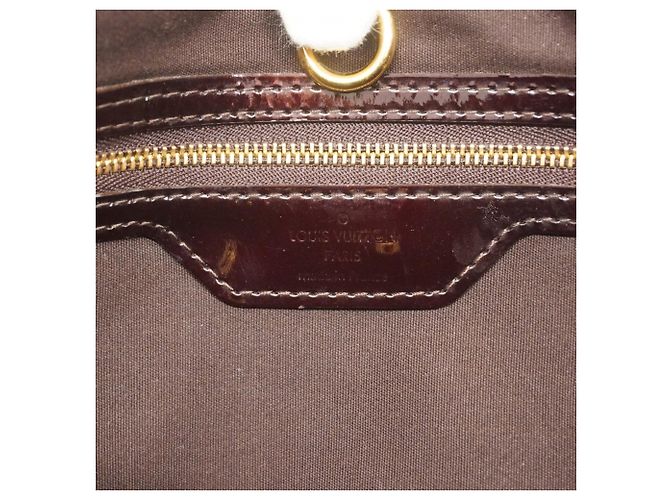Borsa Tote Louis Vuitton Vernis Wilshire MM Bordò - vista 5