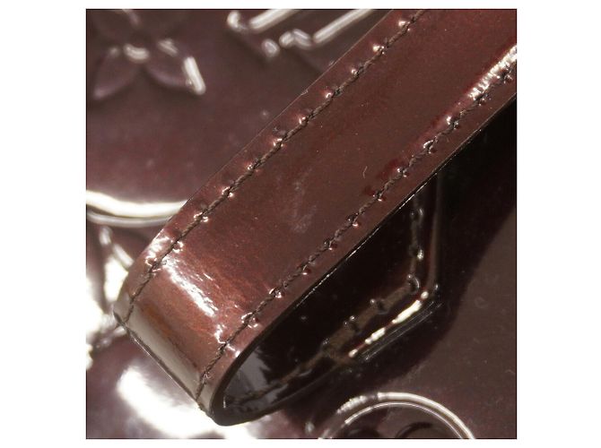 Borsa Tote Louis Vuitton Vernis Wilshire MM Bordò - vista 7