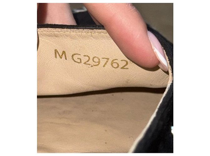 Chanel Espadrilles in scamosciato nero con perle - view 6