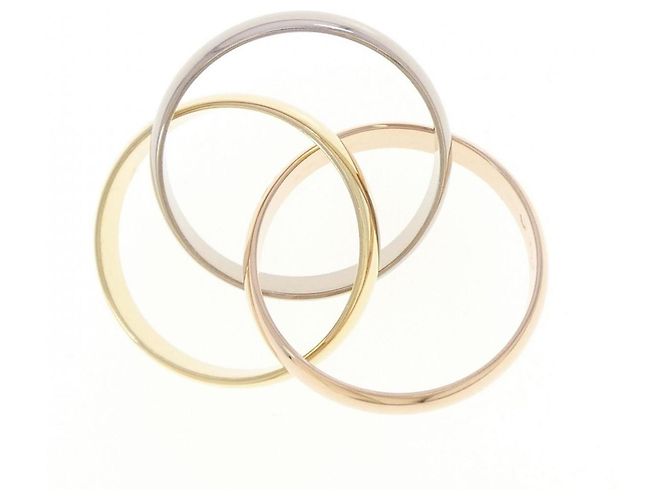 Cartier Trinity Ring Rosa Weiß Gelb Pink - Ansicht 3
