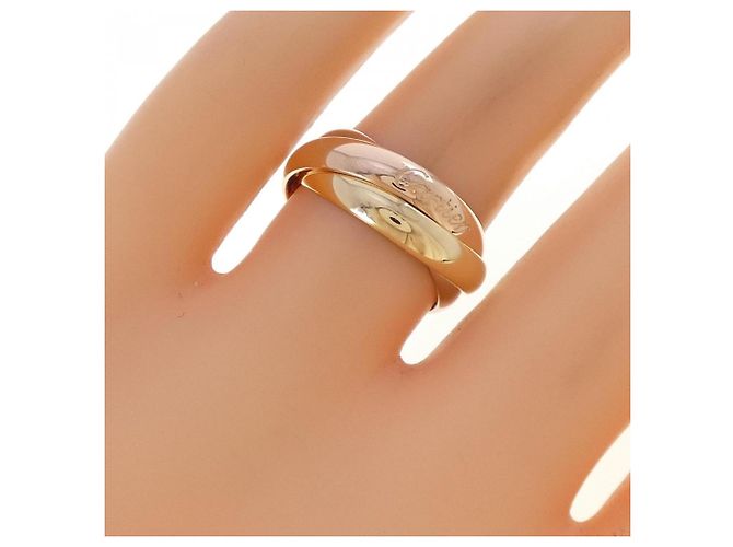 Cartier Trinity Ring Rosa Weiß Gelb Pink - Ansicht 4