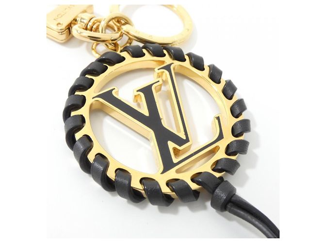 Louis Vuitton Portachiavi Berry M63082 Portachiavi Nero D'oro - vista 3