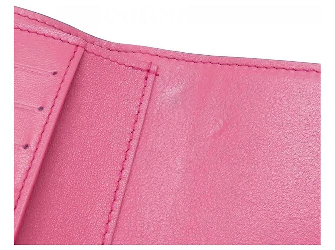 Cartera Louis Vuitton Portefeuille Capucines Compact Negro Rosa - vista 7