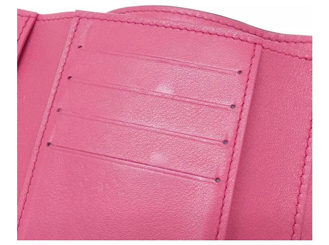Cartera Louis Vuitton Portefeuille Capucines Compact Negro Rosa - vista 8