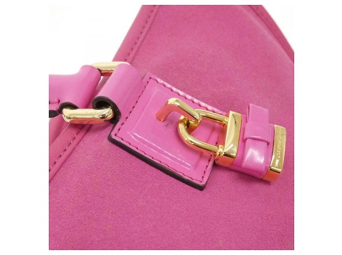 Borsa Loewe Amazona 36cm Rosa - vista 5