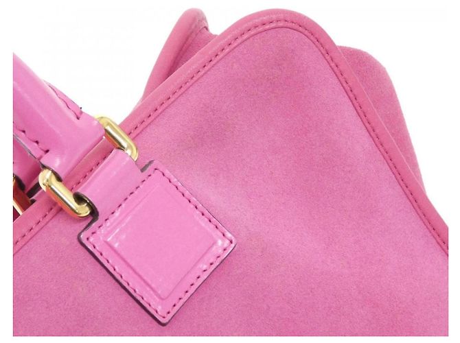 Borsa Loewe Amazona 36cm Rosa - vista 6