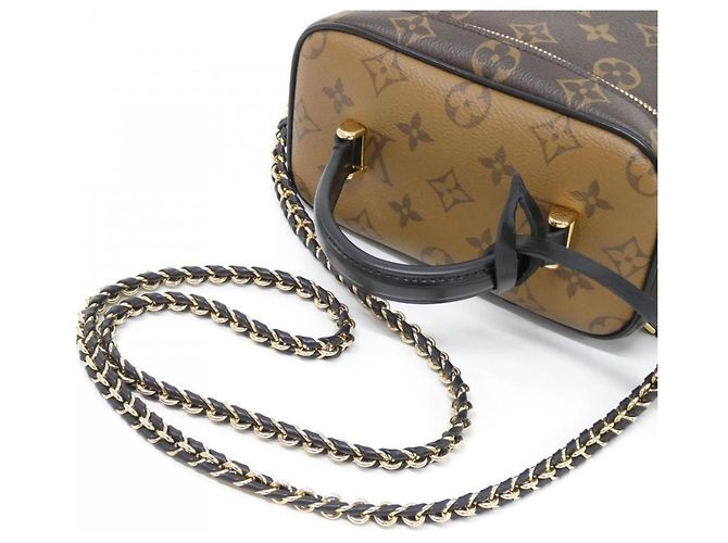 Borsa Louis Vuitton Monogram Vanity PM Marrone - vista 6