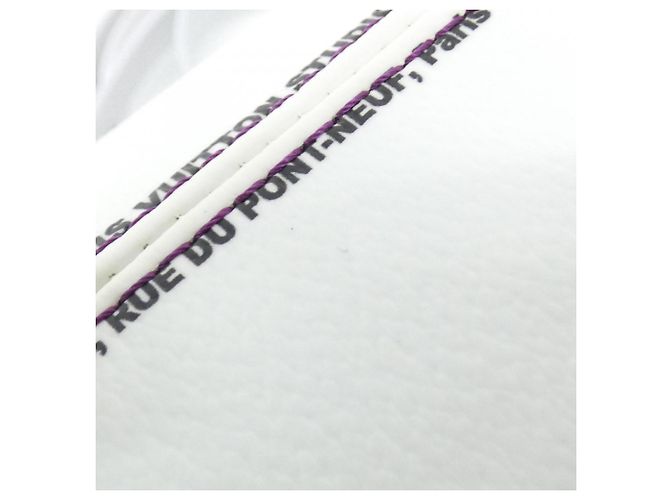 Borsa Louis Vuitton LV Paint Can Bianco Porpora - vista 4