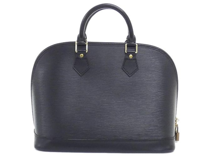 Borsa Louis Vuitton Epi Alma PM Nero - vista 2