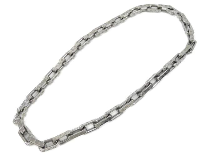 Collana Chain Monogram Louis Vuitton Argento - vista 2