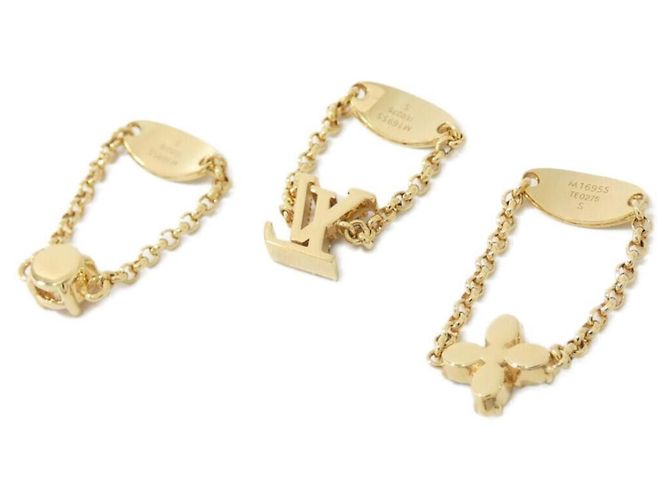 Louis Vuitton Goldband-Ring-Set Golden - Ansicht 2