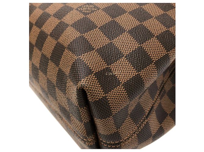 Borsa a Spalla Louis Vuitton Damier Graceful PM Marrone - vista 3