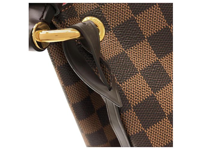 Borsa a Spalla Louis Vuitton Damier Graceful PM Marrone - vista 4