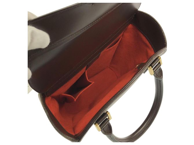 Borsa Louis Vuitton Damier Salia So Marrone - vista 10