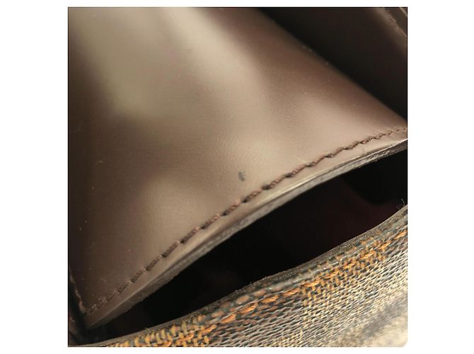 Borsa Louis Vuitton Damier Salia So Marrone - vista 9