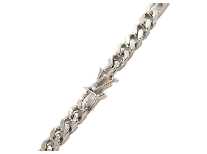 Collana Louis Vuitton LV Figaro M02248 Argento - vista 3