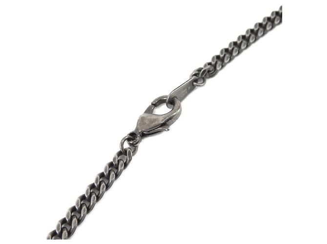 Collana Louis Vuitton LV Lock Argento - vista 4