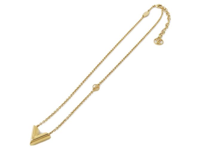 Collana Essential V Louis Vuitton M00857 D'oro - vista 2