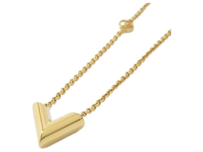 Collana Essential V Louis Vuitton M00857 D'oro - vista 3