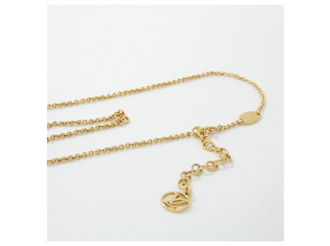 Collana Essential V Louis Vuitton M00857 D'oro - vista 4